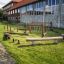 Percorso a ostacoli in legno per esterni Kongo per bambini in un parco giochi