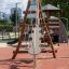 Tipi I climbing net nel parco giochi