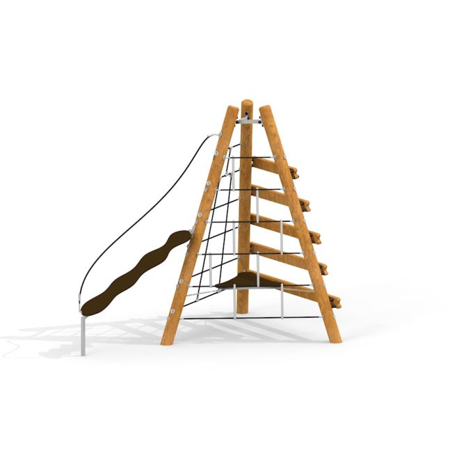 Attrezzatura da gioco Tipi I climbing net con corda e struttura in legno