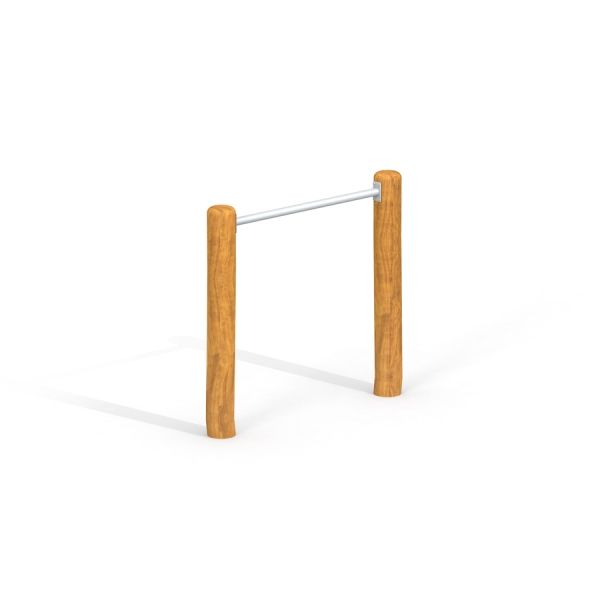 Single Somersault Nature - sbarra ginnica in legno per il gioco all'aperto