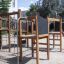 Struttura del parco giochi Challenger Aztec Nature II con parete da arrampicata, scivolo e ponte in un parco all'aperto