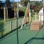 Medium Cableway with platform in un parco giochi all'aperto