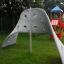 Aztec arch steel structure in un parco giochi