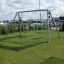 Swing Metal Frame (double swing) in un parco vicino al lungomare