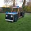 Struttura da parco giochi Police car realizzata in legno e plastica