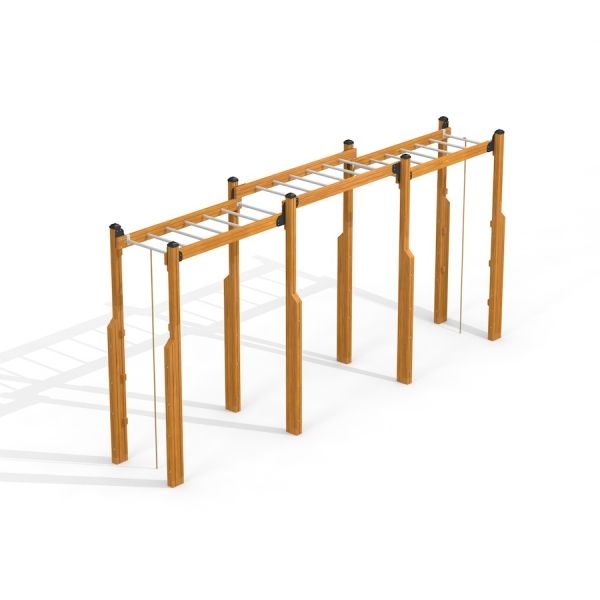 Attrezzatura da gioco all'aperto Horizontal Ladder Large.