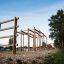 Step And Climb wooden ladder in un'area giochi all'aperto