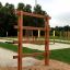 Step And Climb wooden ladder in un contesto di area giochi all'aperto