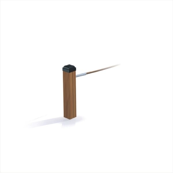 Separatore tampone in legno per altalene.