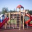 Twister castle with slide nel parco giochi