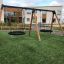 Attrezzatura da gioco Double Swing (BNS 90cm) in un parco.