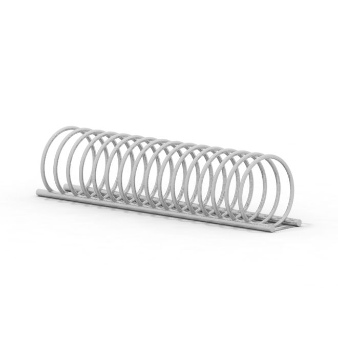 Bike Parking II - portabiciclette da esterno con più supporti ad anello