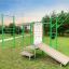 Struttura fitness all'aperto New Age Fit MEDIUM in un contesto di parco.