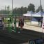 Attrezzatura fitness all'aperto New Age Fit di Lars Laj a un evento nel parco