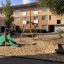 Verde Slide with Dragon Back in un parco giochi