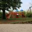 Space Station castle with slide nel parco giochi