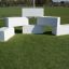 Blocchi modulari da gioco Multiarena in un campo da calcio