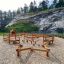 Attrezzature da parco giochi all'aperto Poison Ground per bambini.