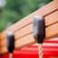 Corde e travi in legno della struttura da parco giochi Six Angle with Suspension Bridge single slide.