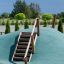 Pioneer Hill Stairs wooden ladder sulla collina del parco giochi