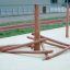 Struttura da arrampicata in legno Atakama per sviluppare equilibrio e coordinazione nel parco giochi.