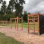 Horizontal Ladder wooden ladder per parco giochi.