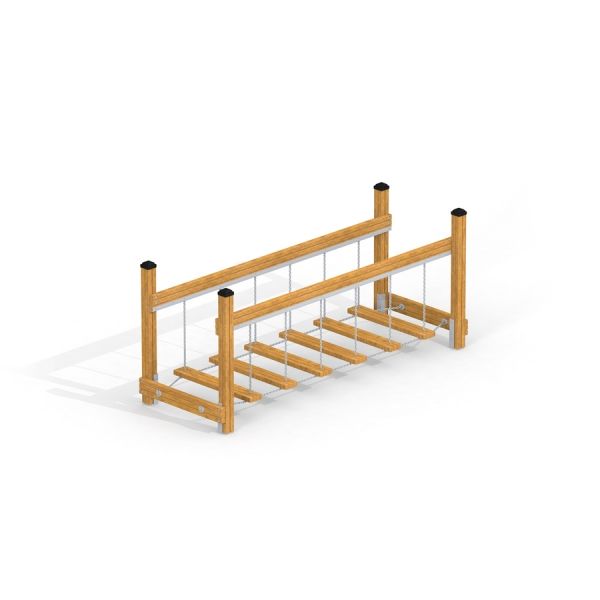 Chain Bridge in legno per bambini.