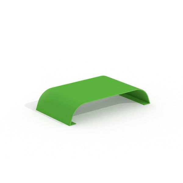 Lounge Table verde per sedute all'aperto.