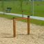 Sbarra da palestra all'aperto in legno per Somersault Single.