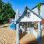 Parco giochi per bambini con Nill's Playhouse.