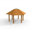 Il gazebo esagonale