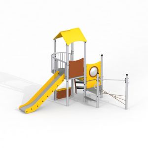 Observatory with a slide