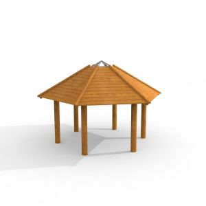 Il gazebo esagonale